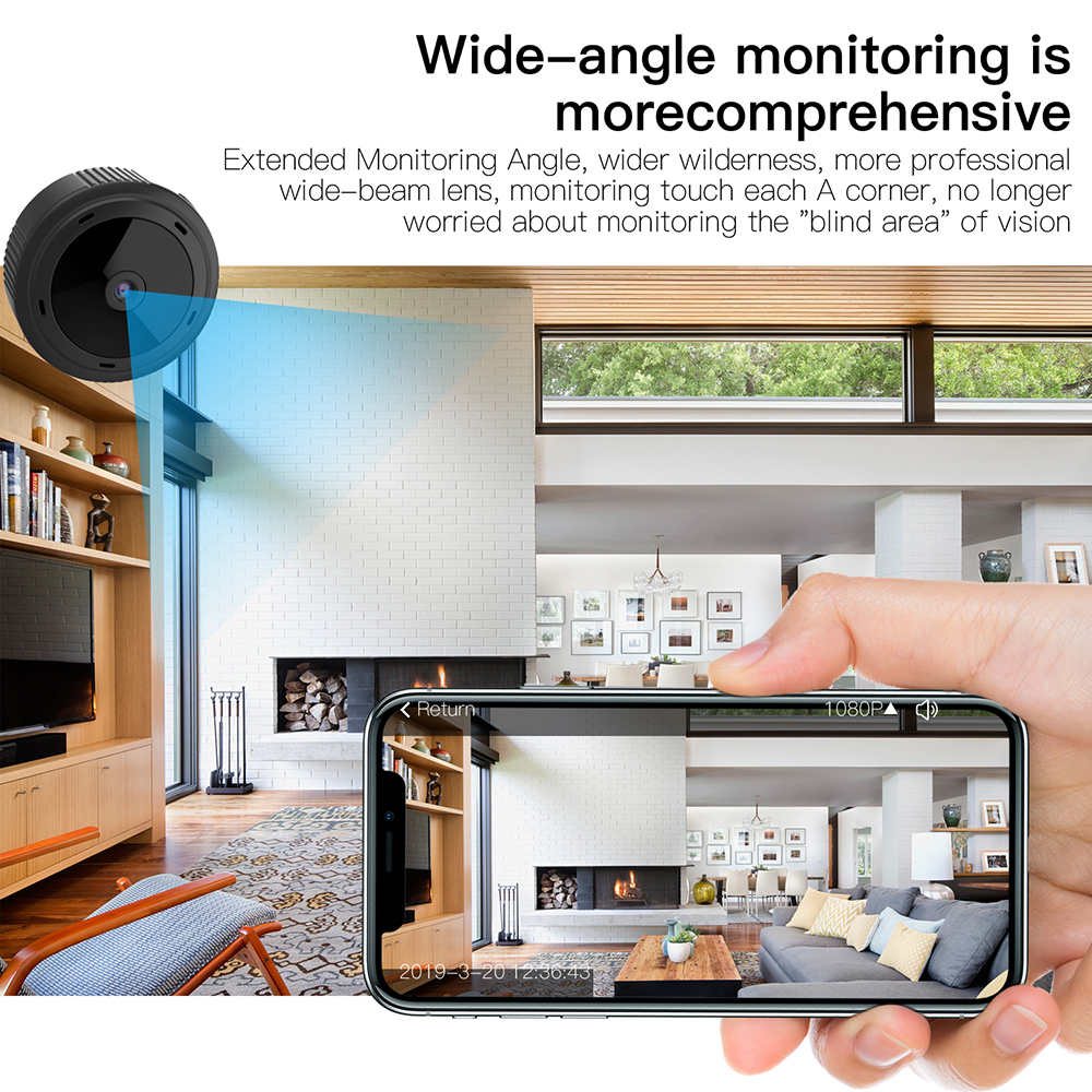 1080P flat angle eyeball WiFi camera